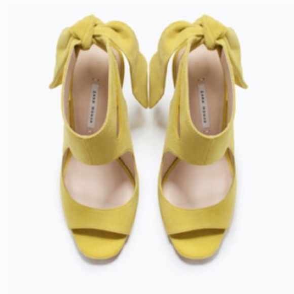 Suede Zara tie back heels - Picture 3 of 9